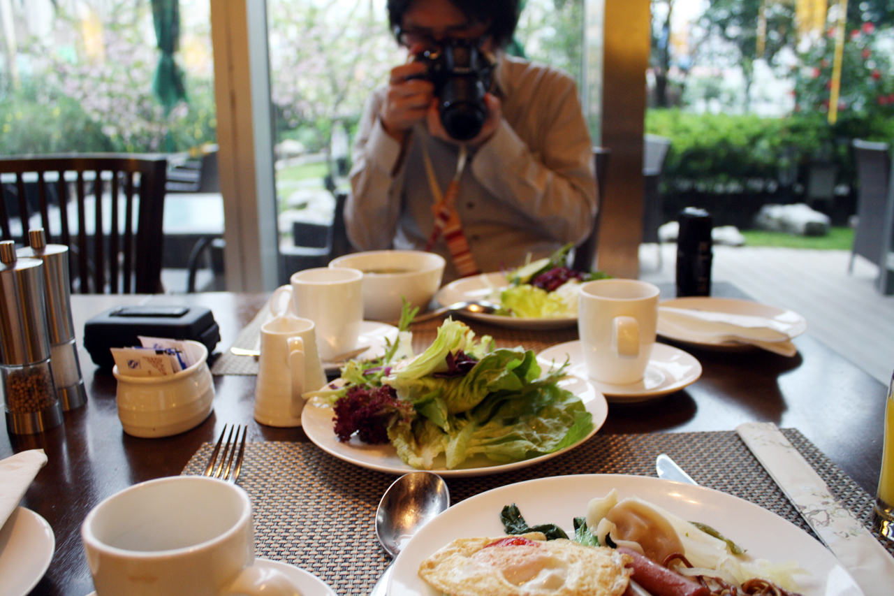 新錦江大飯店ホテルの朝食バイキング