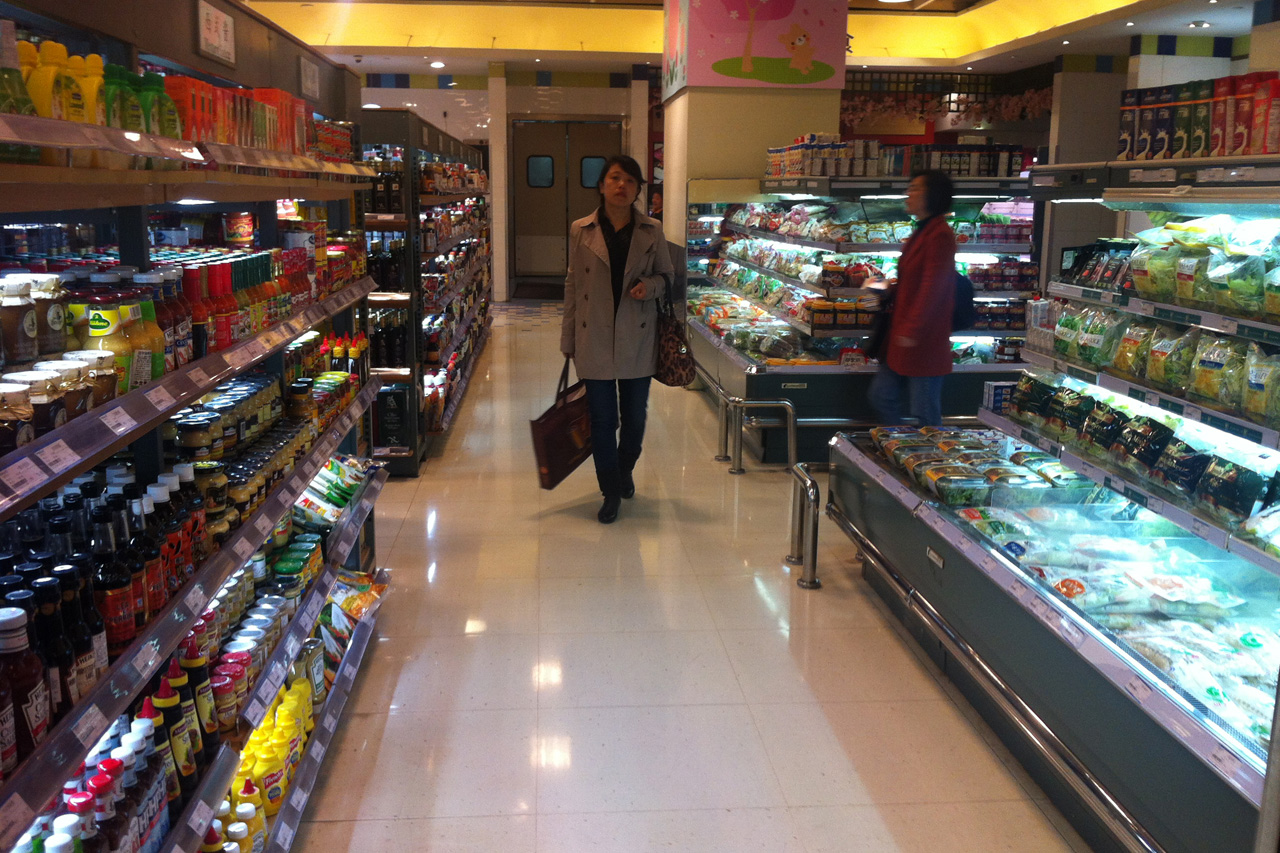上海久光百貨のスーパー
