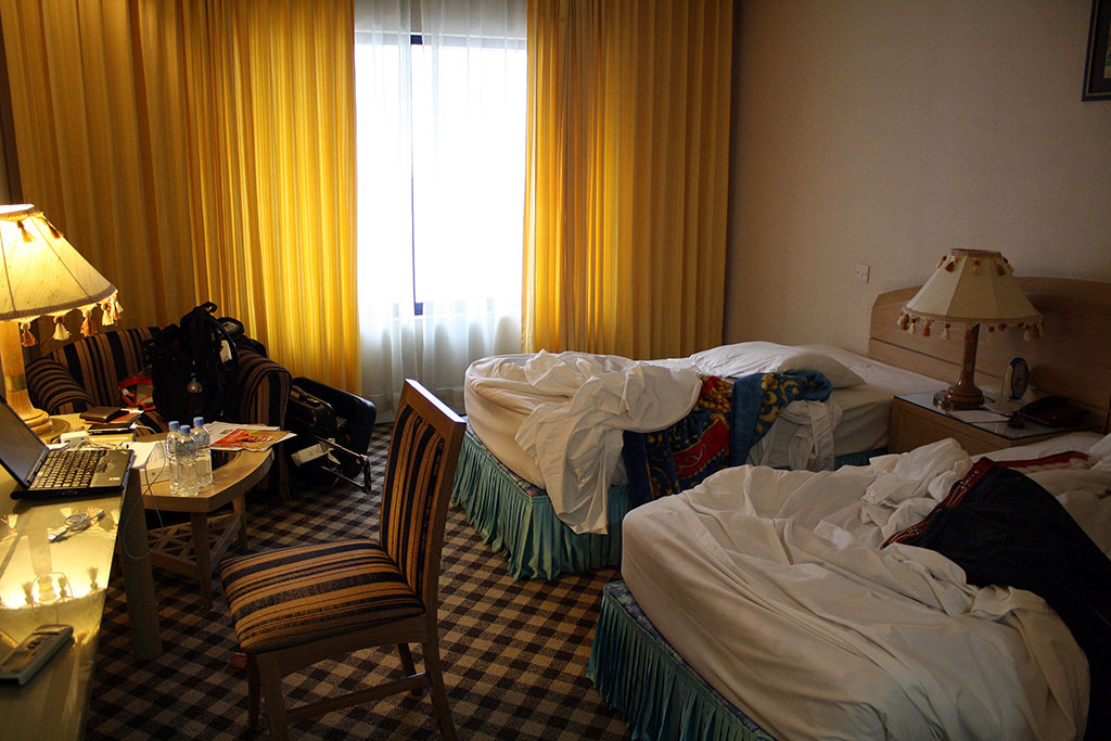 ダッカのホテルワシントンの部屋