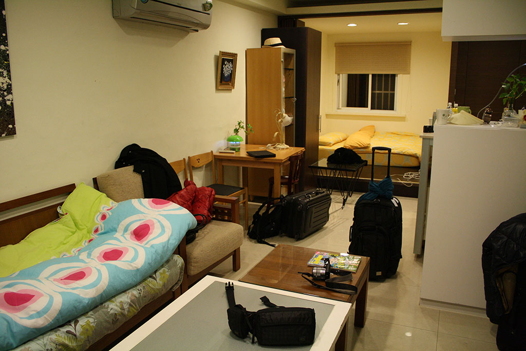 台北の民泊マンションの部屋