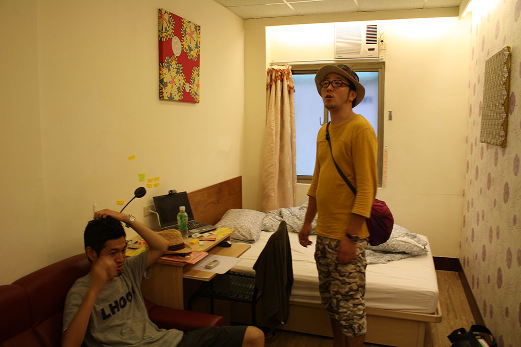 台湾に住む友人の一人暮らしの部屋